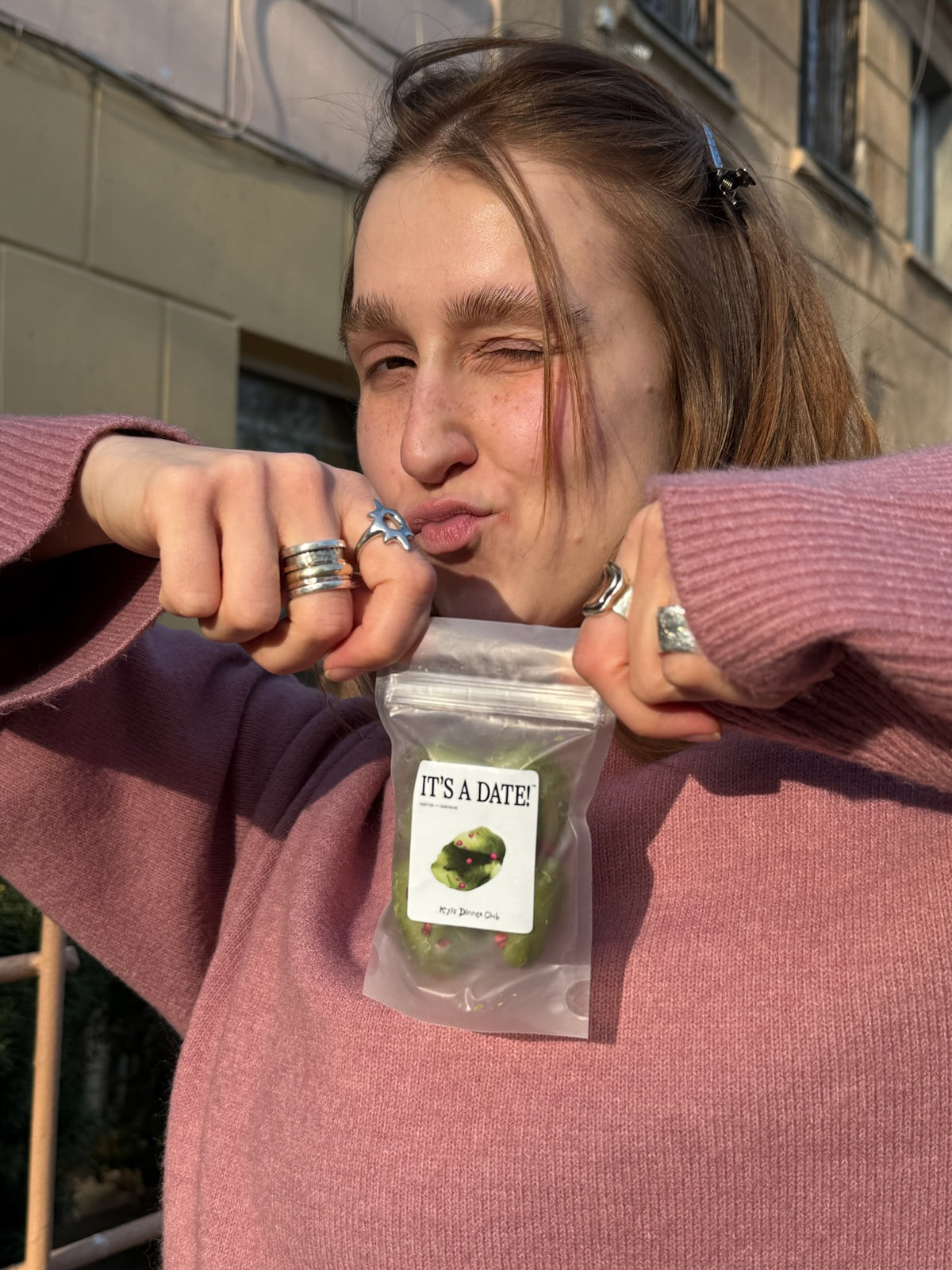 Matcha & Raspberry Dates