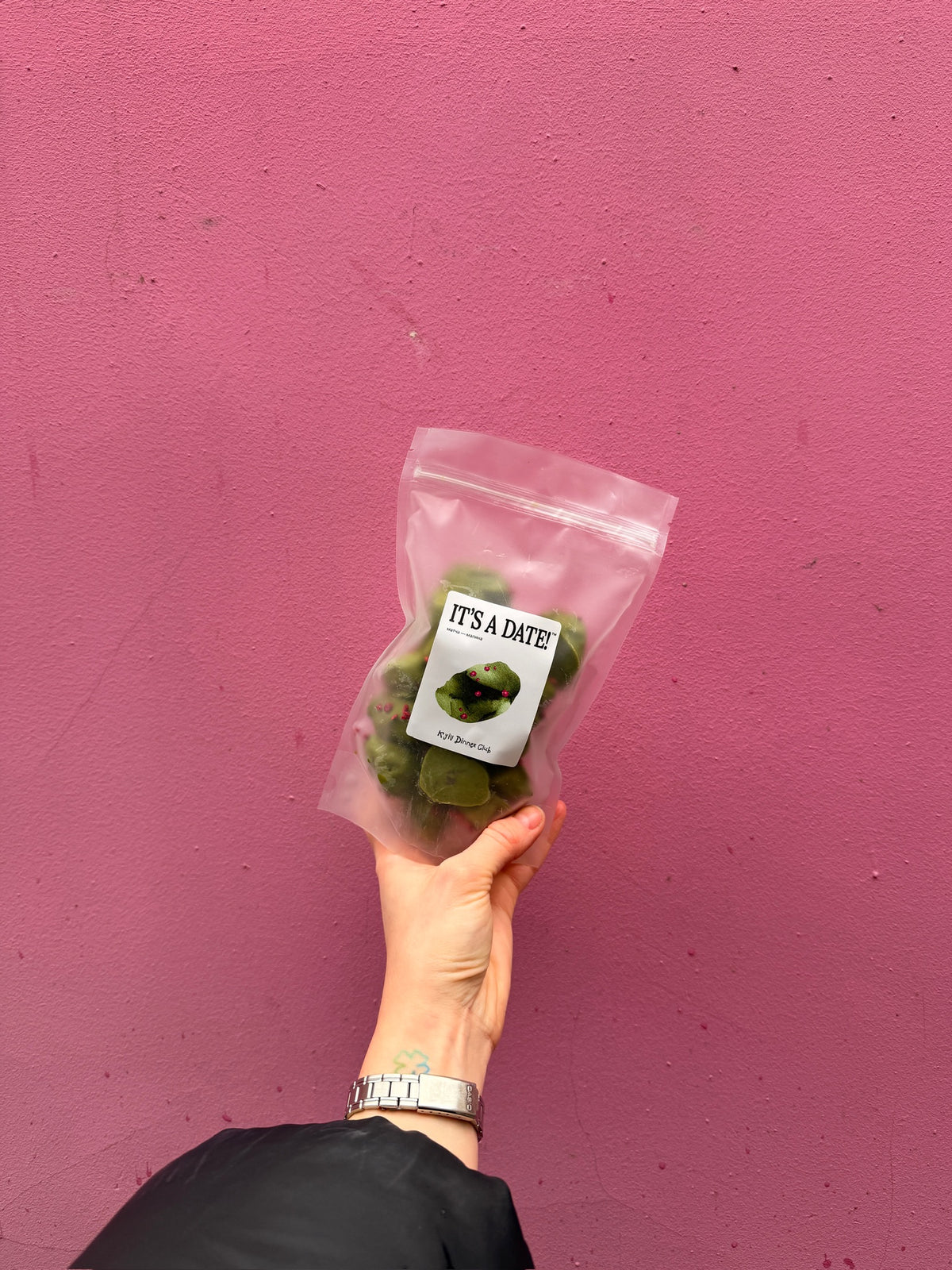 Matcha & Raspberry Dates