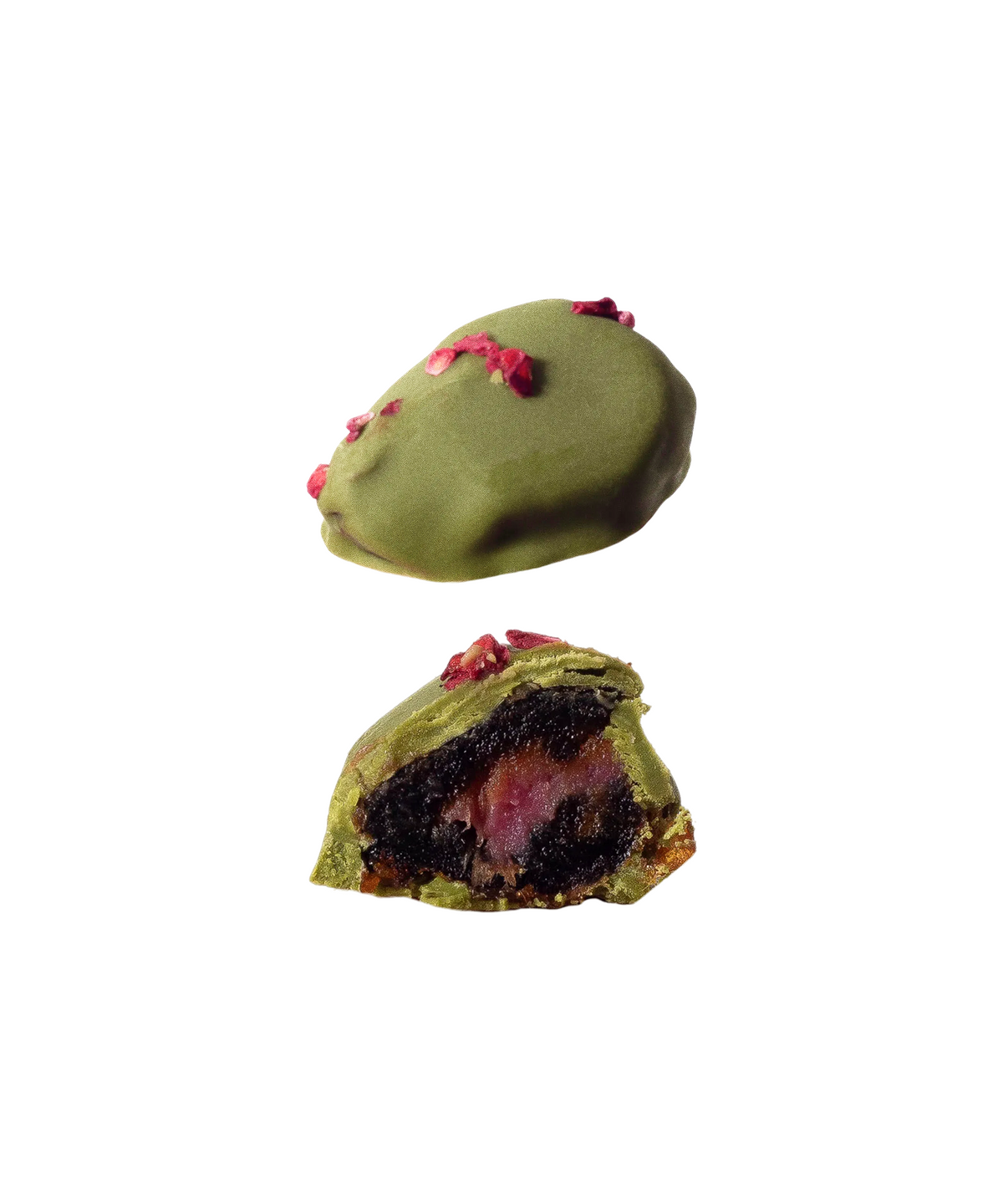 Matcha & Raspberry Dates